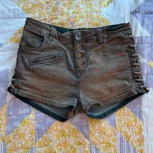 Free People Denim Micro Shorts